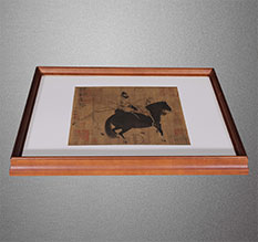 临泽书画装裱配框服务案例